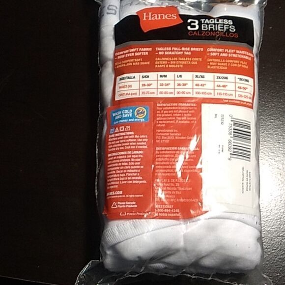 Hanes Tagless Briefs  - Picture 2 of 3